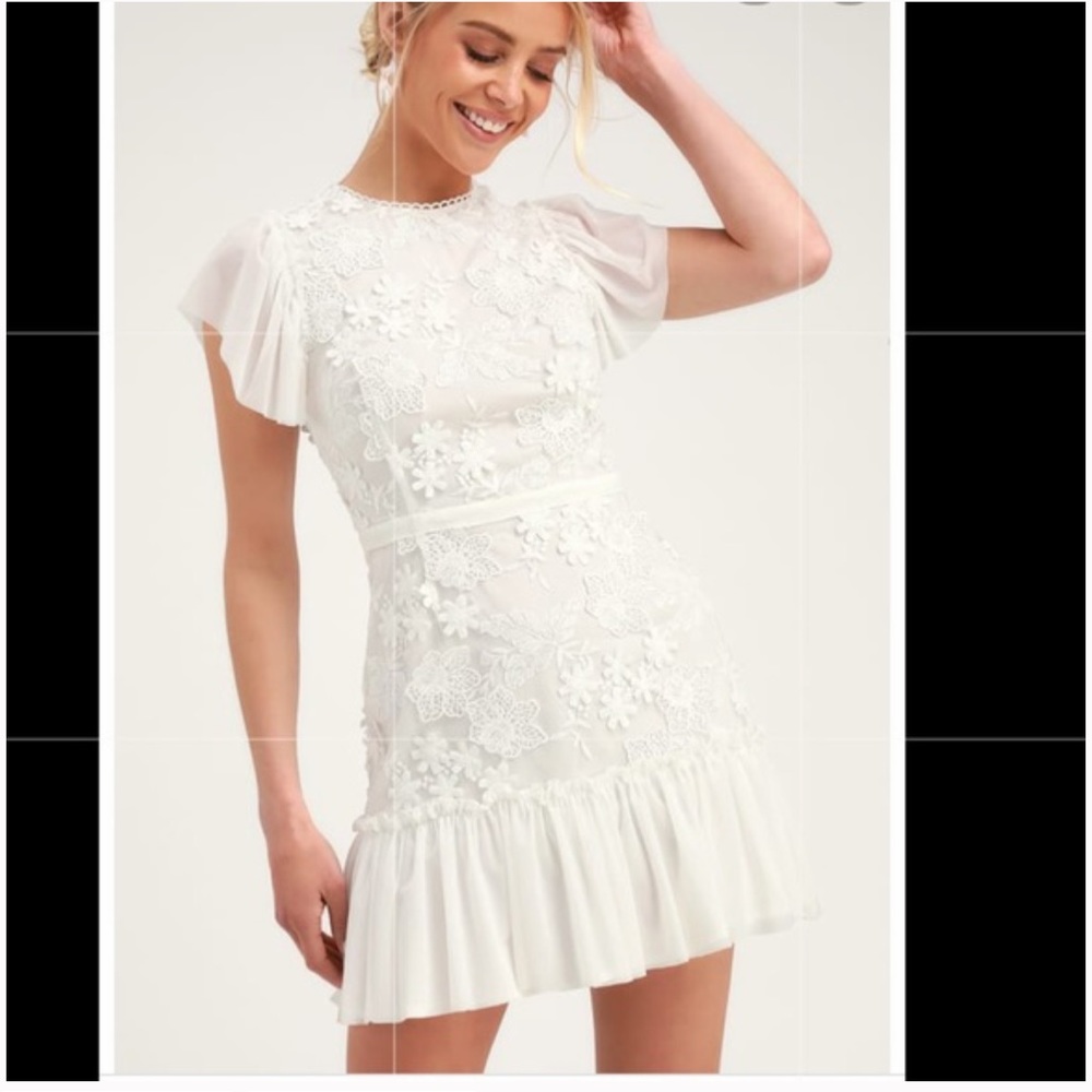 Ryse the label white dress. Medium new with tags